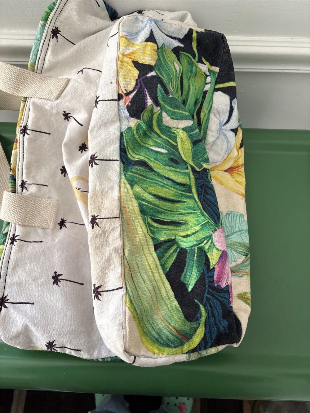 RIP Curl X Lauren Roth Limited Edition Beach Bag Tote Floral Aloha Hawaii Women - Picture 7 of 11